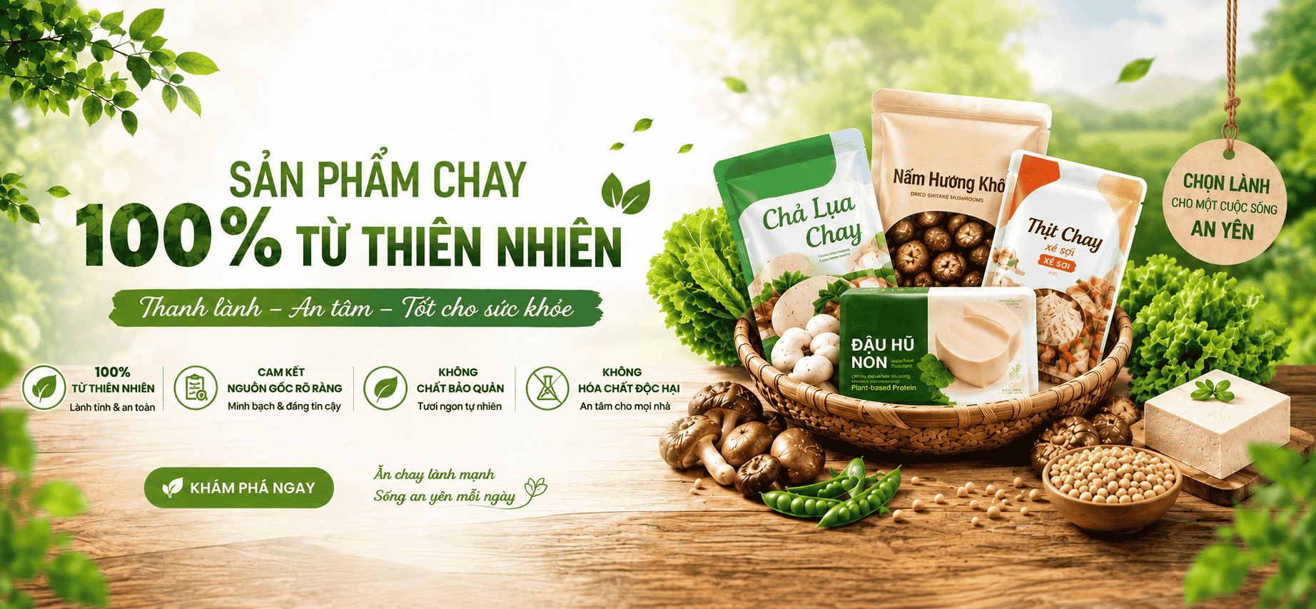 Fchay - Chuyên cung cấp sản phẩm thuần chay sỉ và lẻ